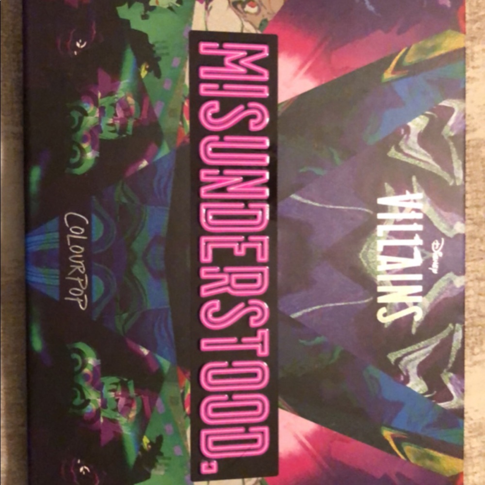 Colourpop Disney villian palette